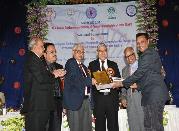 Conferred With J. N. Pandey Memorial Award For Best Poster Presentation   SAPI 2016